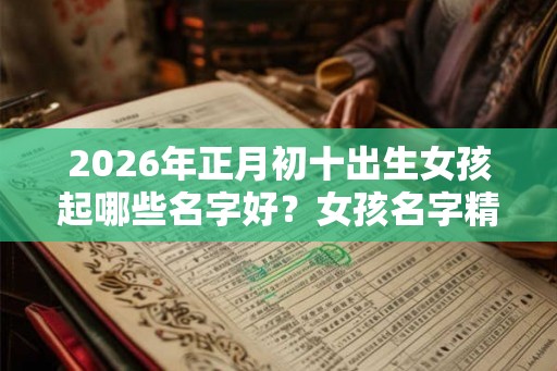 2026年正月初十出生女孩起哪些名字好？女孩名字精选推荐