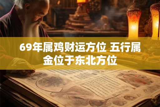 69年属鸡财运方位 五行属金位于东北方位