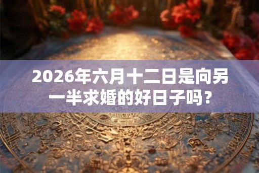 2026年六月十二日是向另一半求婚的好日子吗? 2026年六月十二日是向另一半求婚的好日子吗?