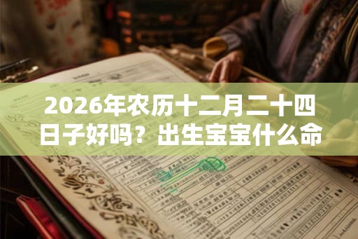 2026年农历十二月二十四日子好吗？出生宝宝什么命？