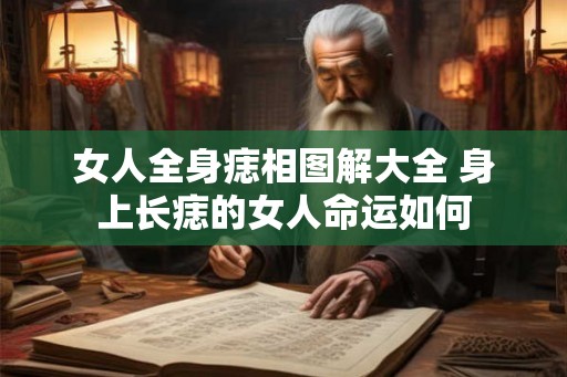 女人全身痣相图解大全 身上长痣的女人命运如何