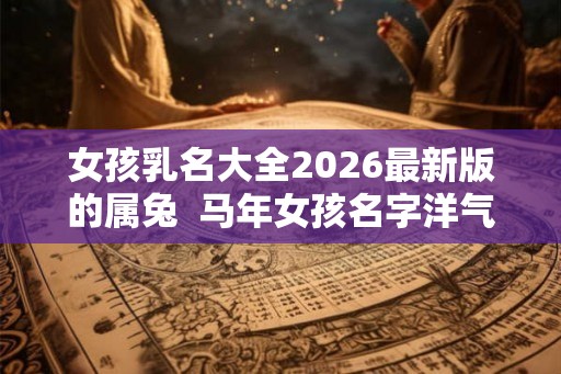 女孩乳名大全2026最新版的属兔  马年女孩名字洋气有涵养