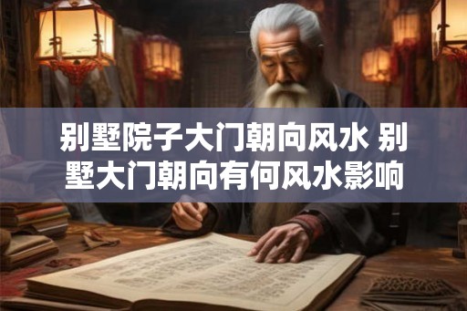 别墅院子大门朝向风水 别墅大门朝向有何风水影响