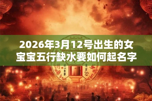 2026年3月12号出生的女宝宝五行缺水要如何起名字