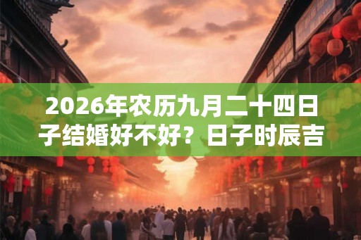 2026年农历九月二十四日子结婚好不好？日子时辰吉凶如何？