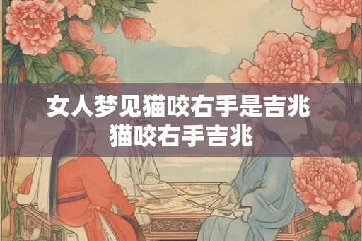 女人梦见猫咬右手是吉兆 猫咬右手吉兆