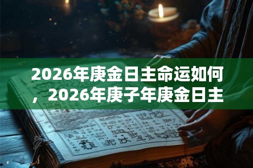 2026年庚金日主命运如何,2026年庚子年庚金日主运势解析 2026年庚金日主命运如何,2026年庚子年庚金日主运势解析