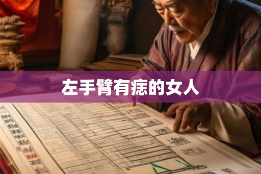 左手臂有痣的女人