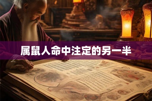 属鼠人命中注定的另一半 属鼠人命中注定的另一半