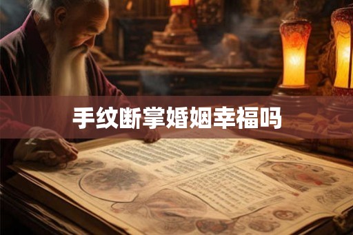 手纹断掌婚姻幸福吗