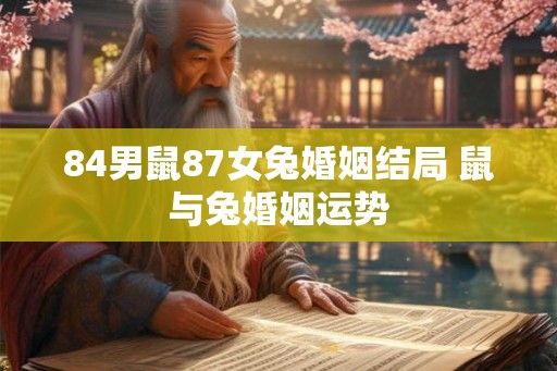 84男鼠87女兔婚姻结局 鼠与兔婚姻运势