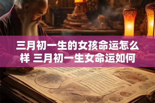 三月初一生的女孩命运怎么样 三月初一生女命运如何