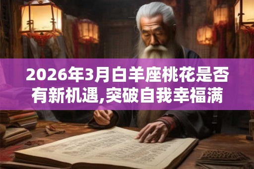 2026年3月白羊座桃花是否有新机遇,突破自我幸福满分