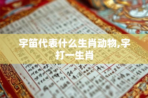 宇笛代表什么生肖动物,宇打一生肖