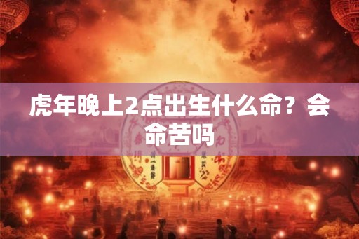 虎年晚上2点出生什么命？会命苦吗