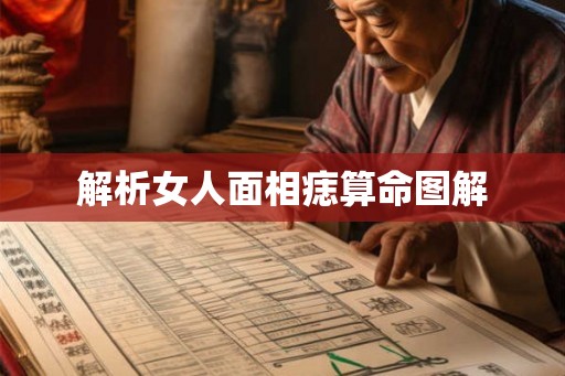 解析女人面相痣算命图解