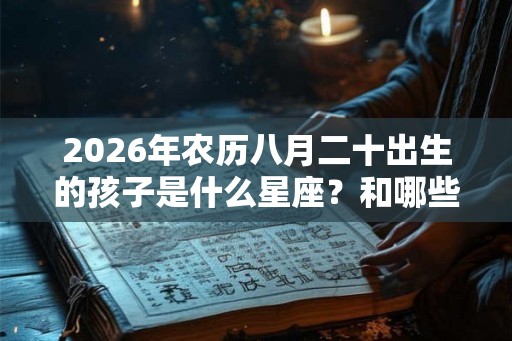 2026年农历八月二十出生的孩子是什么星座?和哪些星座和得来? 2026年农历八月二十出生的孩子是什么星座?和哪些星座和得来?