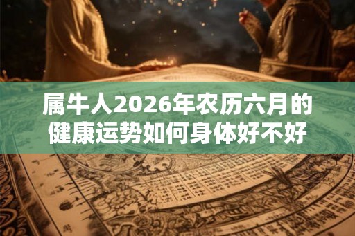 属牛人2026年农历六月的健康运势如何身体好不好
