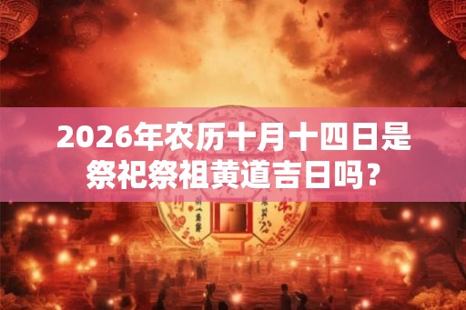 2026年农历十月十四日是祭祀祭祖黄道吉日吗？