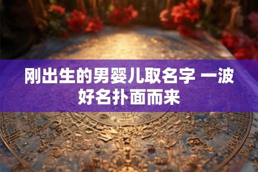 刚出生的男婴儿取名字 一波好名扑面而来