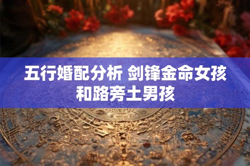 五行婚配分析 剑锋金命女孩和路旁土男孩 五行婚配分析 剑锋金命女孩和路旁土男孩