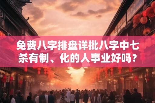 免费八字排盘详批八字中七杀有制、化的人事业好吗？