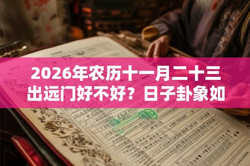 2026年农历十一月二十三出远门好不好？日子卦象如何？