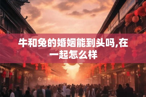牛和兔的婚姻能到头吗,在一起怎么样