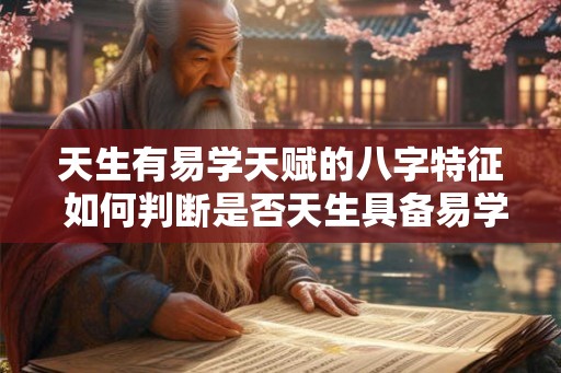 天生有易学天赋的八字特征 如何判断是否天生具备易学天赋