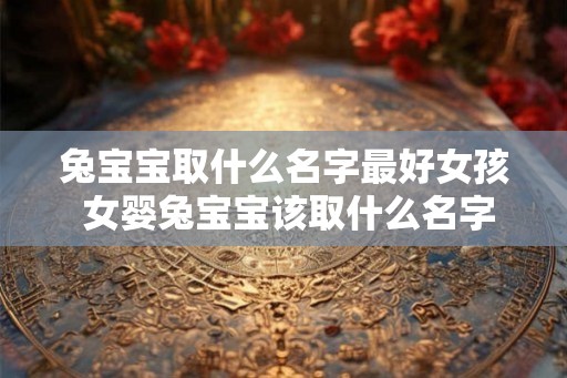 兔宝宝取什么名字最好女孩 女婴兔宝宝该取什么名字