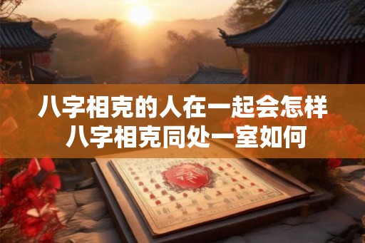 八字相克的人在一起会怎样 八字相克同处一室如何 八字相克的人在一起会怎样 八字相克同处一室如何