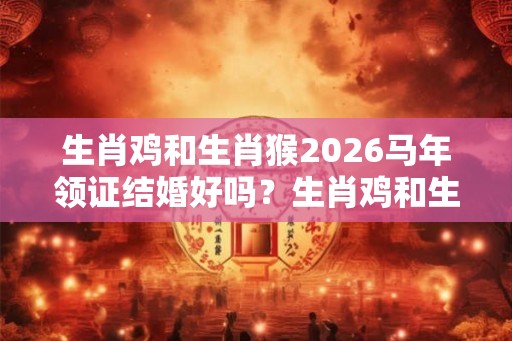 生肖鸡和生肖猴2026马年领证结婚好吗?生肖鸡和生肖猴的婚配如何? 生肖鸡和生肖猴2026马年领证结婚好吗?生肖鸡和生肖猴的婚配如何?