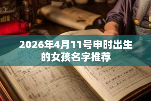 2026年4月11号申时出生的女孩名字推荐
