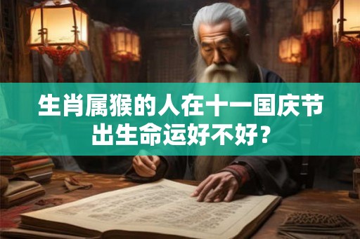 生肖属猴的人在十一国庆节出生命运好不好? 生肖属猴的人在十一国庆节出生命运好不好?
