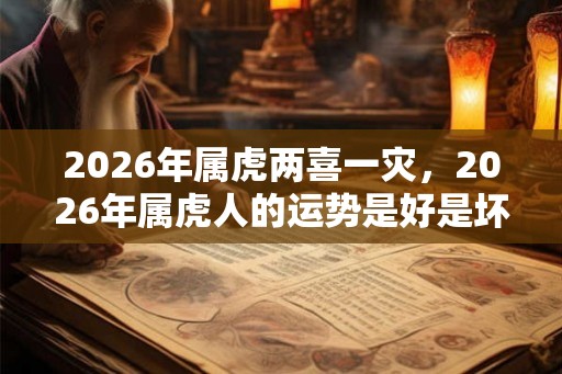 2026年属虎两喜一灾，2026年属虎人的运势是好是坏