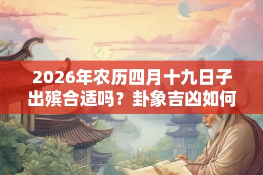 2026年农历四月十九日子出殡合适吗？卦象吉凶如何？