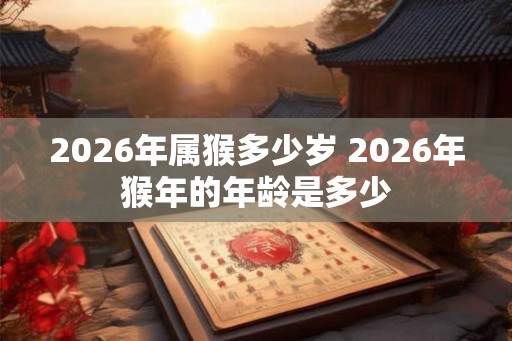 2026年属猴多少岁 2026年猴年的年龄是多少