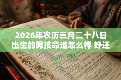 2026年农历三月二十八日出生的男孩命运怎么样 好还是不好 2026年农历三月二十八日出生的男孩命运怎么样 好还是不好