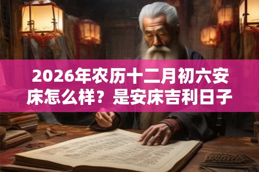 2026年农历十二月初六安床怎么样？是安床吉利日子吗？