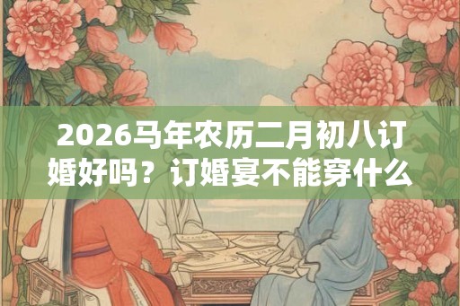 2026马年农历二月初八订婚好吗？订婚宴不能穿什么颜色？