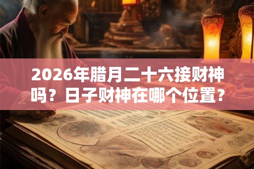 2026年腊月二十六接财神吗？日子财神在哪个位置？