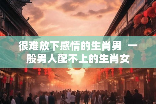 很难放下感情的生肖男 一般男人配不上的生肖女 很难放下感情的生肖男 一般男人配不上的生肖女