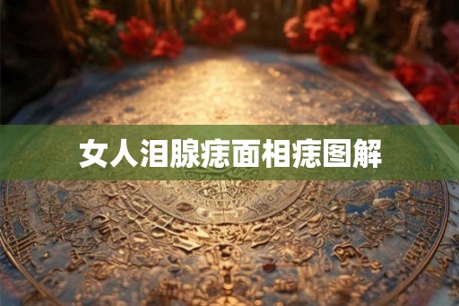 女人泪腺痣面相痣图解 女人泪腺痣面相痣图解