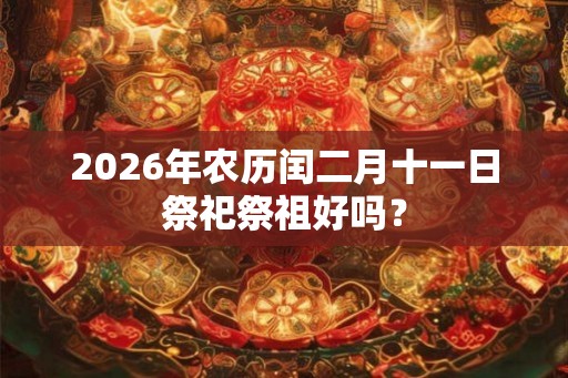 2026年农历闰二月十一日祭祀祭祖好吗？