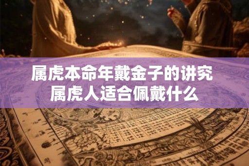 属虎本命年戴金子的讲究 属虎人适合佩戴什么