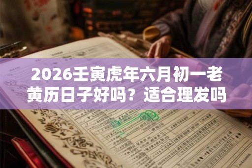 2026壬寅虎年六月初一老黄历日子好吗？适合理发吗？