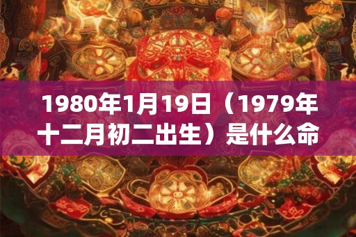 1980年1月19日（1979年十二月初二出生）是什么命_命运如何