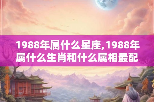 1988年属什么星座,1988年属什么生肖和什么属相最配