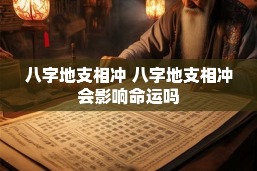 八字地支相冲 八字地支相冲会影响命运吗