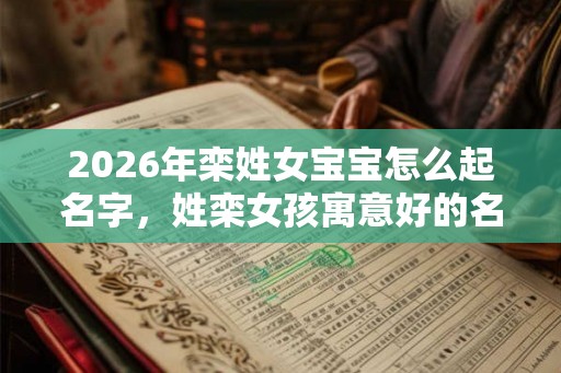 2026年栾姓女宝宝怎么起名字，姓栾女孩寓意好的名字